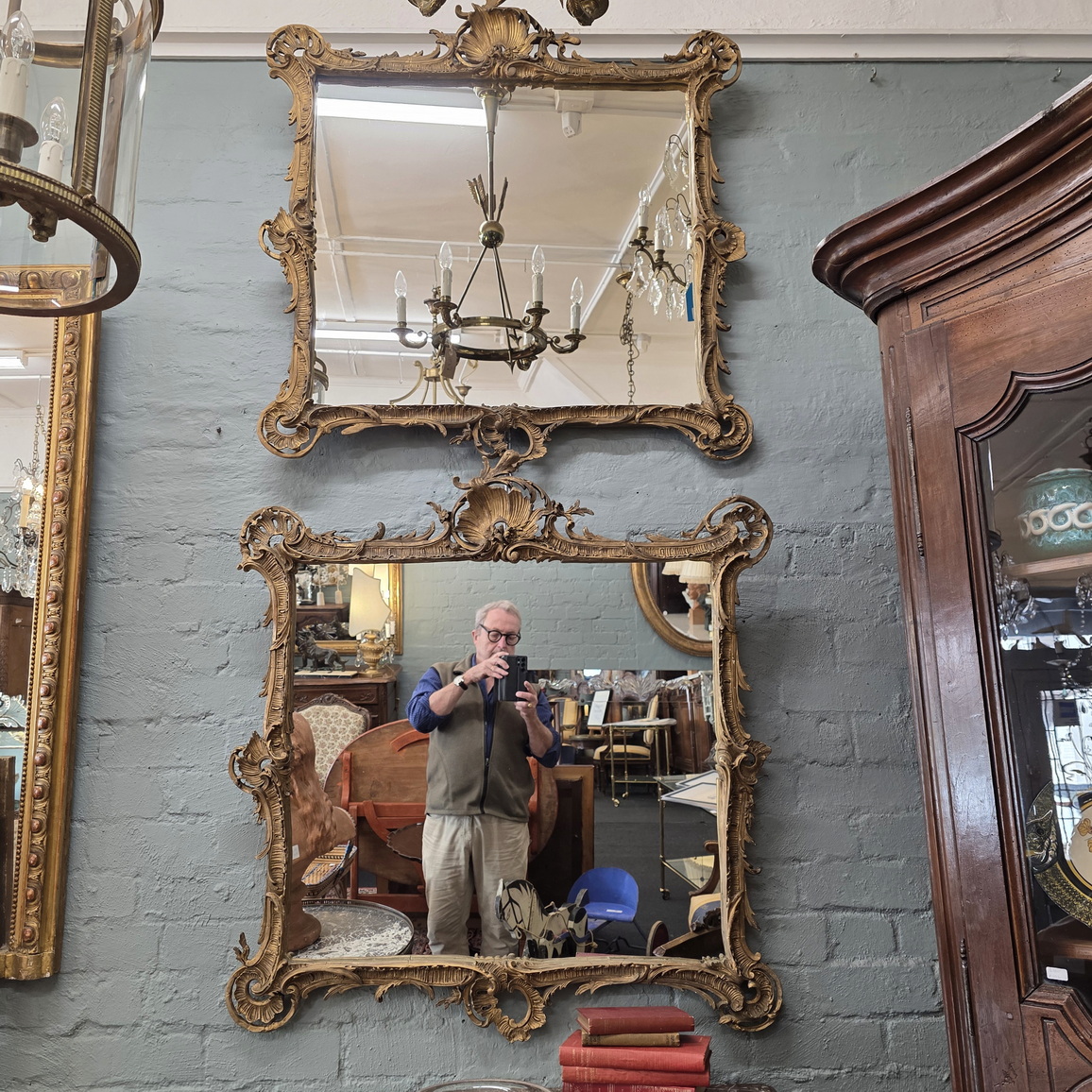A pair of Italian Rococo Mirrors